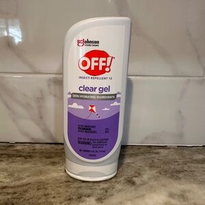 OFF Clean Feel Insect Repellent CLEAR GEL 20% Picaridin Hydrating 6oz Long Last